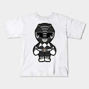Black Ranger Chibi Kids T-Shirt
